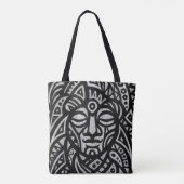 Tribal Face Tote Bag (Achterkant)