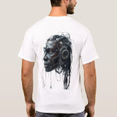 Tribal Face Wires Art T-shirt (Achterkant)