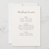 Tribal Feather Dreamcatcher Bachelorette Party Kaart (Achterkant)