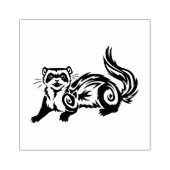 Tribal Ferret Tattoo Design Rubberstempel (Afrduk)