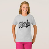 Tribal Ferret Tattoo Design T-shirt (Voorkant volledig)