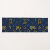 Tribal Festive Folk Patroon Yogamat (Voorkant (horizontaal))