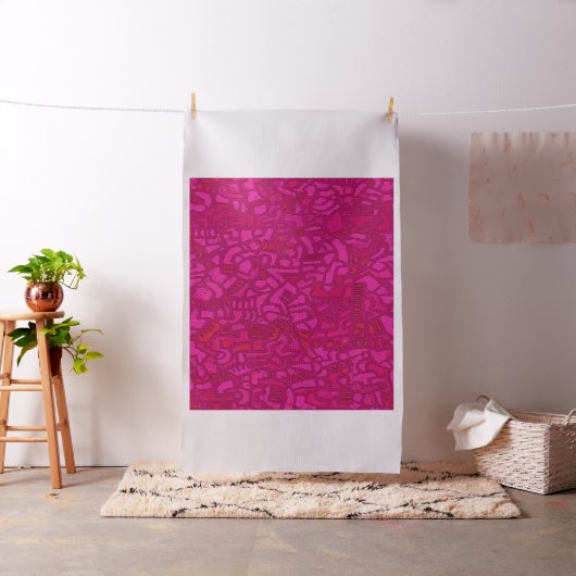 Tribal Fields Mozaïek - Roos Stof (Voorbeeld)