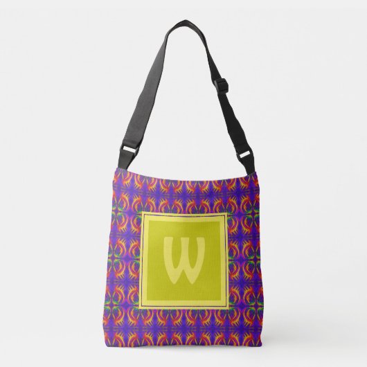 Tribal Fiery and your letter Crossbody Tas (Voorkant)