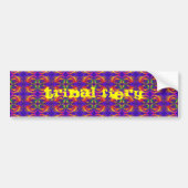 Tribal Fiery Bumpersticker (Voorkant)