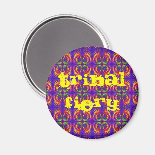 Tribal Fiery Magneet (Voorkant / Achterkant)