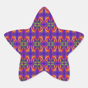 Tribal Fiery Ster Sticker