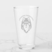 TRIBAL FINNISH LAPPHUND Tekst aanpassen Glas (Achterkant)