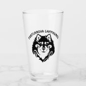 TRIBAL FINNISH LAPPHUND Tekst aanpassen Glas (Voorkant)