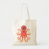 Tribal Fire Octopus Tote Bag (Voorkant)