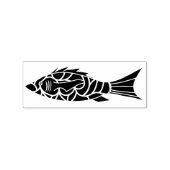 Tribal Fish Art Stempel (Afrduk)