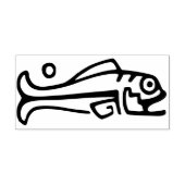 Tribal Fish Art Stempel (Afrduk)