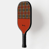 Tribal Flair Oranje Pattern Pickleball Paddle (Links)