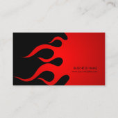 Tribal Flames Tattoo Shop visitekaartje (Achterkant)