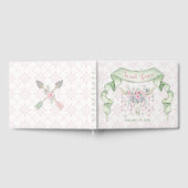 Tribal Floral bull Horns Arrows roze Mint Feminine Gastenboek (Volledig)