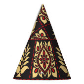 Tribal Floral:  patroonelegantie Feesthoedjes (Links)