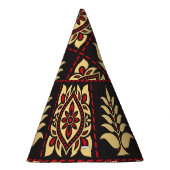 Tribal Floral:  patroonelegantie Feesthoedjes (Rechts)