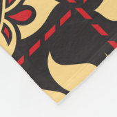Tribal Floral:  patroonelegantie Fleece Deken (Hoek)