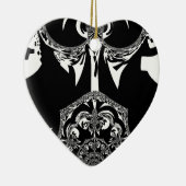 Tribal Flower Keramisch Ornament (Rechts)