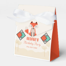 Tribal Fox kleurrijke geometrische patroon verjaar Bedankdoosjes