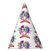 TRIBAL FROWNIE EMOJI MEEMOGIE FEESTHOEDJES (Rechts)