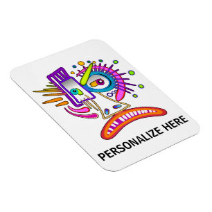 TRIBAL FROWNIE EMOJI MEEMOGIE MAGNEET