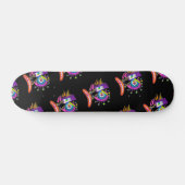 TRIBAL FROWNIE EMOJI MEEMOGIE PERSOONLIJK SKATEBOARD (Horizontaal)