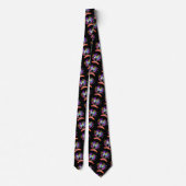 TRIBAL FROWNIE EMOJI MEEMOGIE STROPDAS (Achterkant)