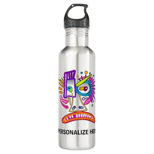 TRIBAL FROWNIE EMOJI MEEMOGIE WATERFLES (Voorkant)