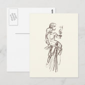 Tribal Fusion Gypsy Dancer Briefkaart (Voorkant / Achterkant)