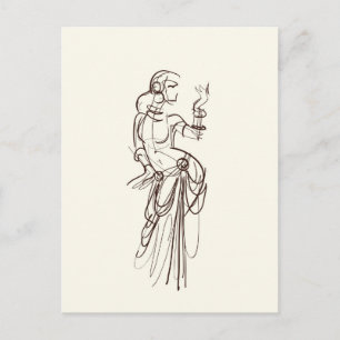 Tribal Fusion Gypsy Dancer Briefkaart