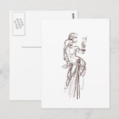 Tribal Fusion Gypsy Dancer Briefkaart (Voorkant / Achterkant)