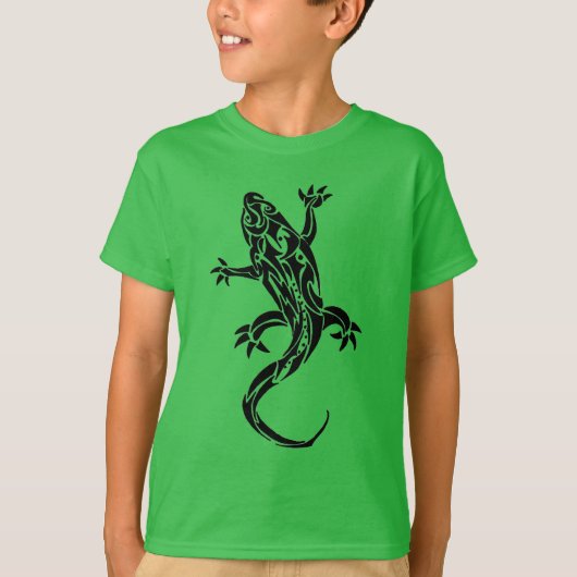 Tribal Gecko Kinder T-Shirt (Voorkant)