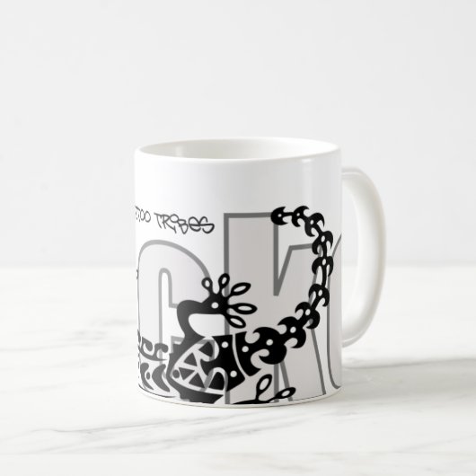 Tribal Gecko mok (Voorkant rechts)