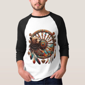 Tribal geneeskunde wiel T-shirt