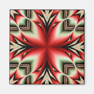 Tribal Geo flower Magneet