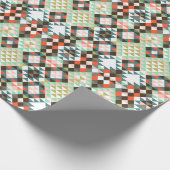 Tribal Geometric Aztec Pattern CBendel Cadeaupapier (Hoek)