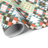 Tribal Geometric Aztec Pattern CBendel Cadeaupapier (Rol Hoek)