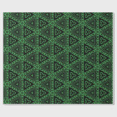 Tribal Geometric Chain Design Cadeaupapier (Vlak)