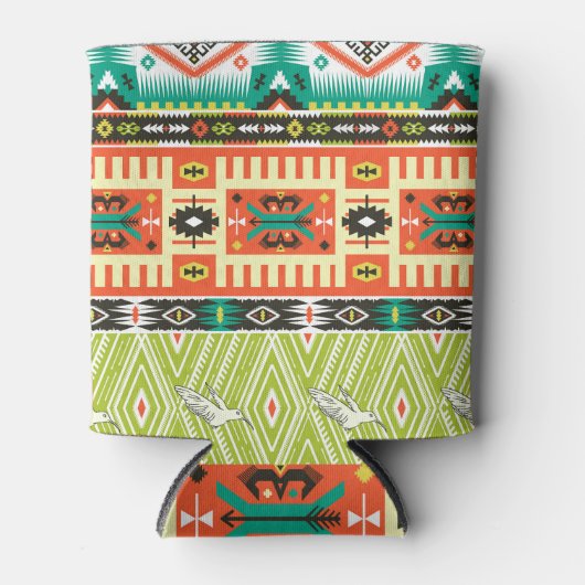 Tribal Geometric: citeert tekstpatroon. Blikjeskoeler (Voorkant)