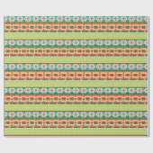 Tribal Geometric: citeert tekstpatroon. Cadeaupapier (Vlak)
