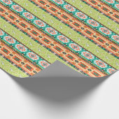 Tribal Geometric: citeert tekstpatroon. Cadeaupapier (Hoek)