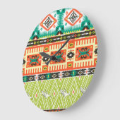 Tribal Geometric: citeert tekstpatroon. Grote Klok (Hoek)