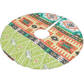 Tribal Geometric: citeert tekstpatroon. Kerstboom Rok (Gekanteld)