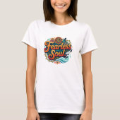 Tribal Geometric Fearless Soul Fire Water T-shirt (Voorkant)