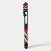 Tribal Geometric Fox Pattern Phone Case (Achterkant / Links)