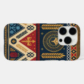 Tribal Geometric Fox Pattern Phone Case (Achterkant (horizontaal))