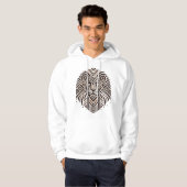 "Tribal Geometric Lion Art T-shirt" Hoodie (Voorkant volledig)