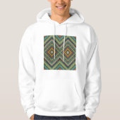 Tribal Geometric Pattern Boho Etnische Azteken Hoodie (Voorkant)