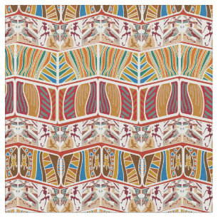 Tribal Geometric Pattern Etnisch Geometrisch Stof